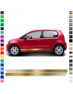 copy of Sticker - side stripe set/décor suitable for Seat Mii in desired color