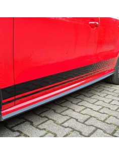 side stripe set/décor suitable for Volkswagen / VW Polo MK5 V in desired color