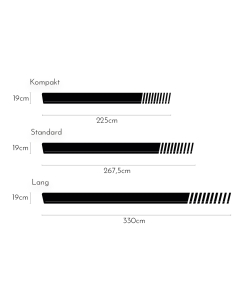 copy of "Mountain Landscape Set" Sticker - Side Stripe Set/Décor suitable for Crafter in desired color