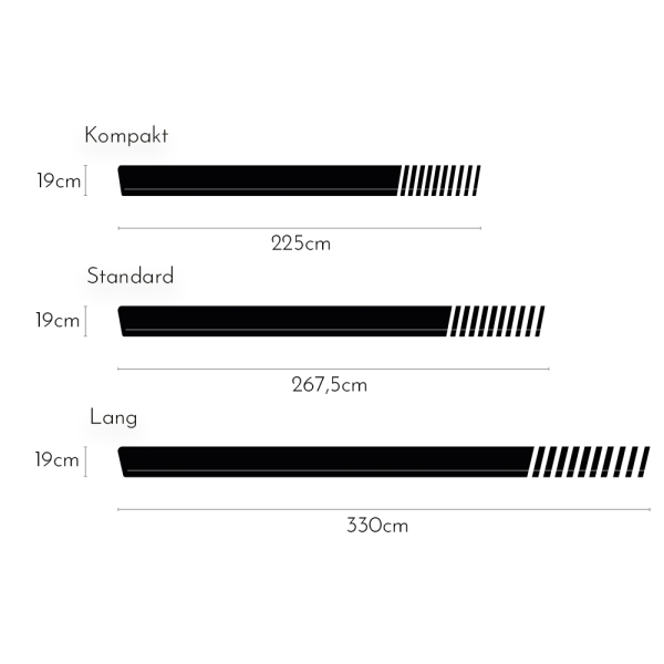 Seitenstreifen passend für VW Crafter