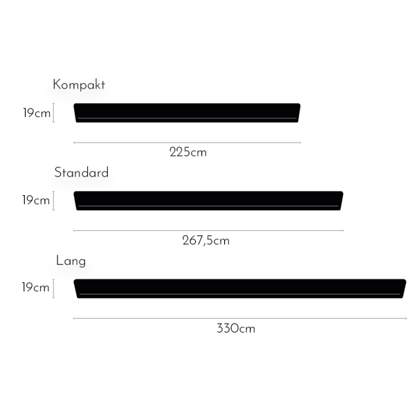Seitenstreifen passend für VW Crafter mit Wunschtext