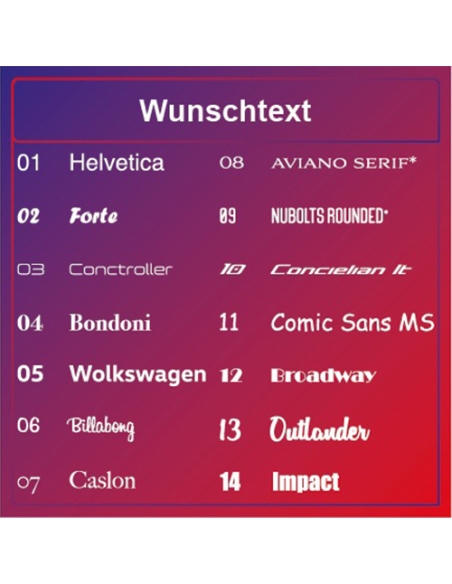 Seitenstreifen passend für VW Crafter mit Wunschtext