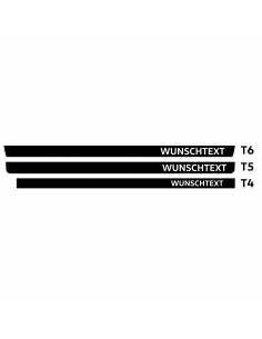 B-Ware Aufkleber - Heckklappe passend für VW T6 "Text: Edition" in Dark Grey