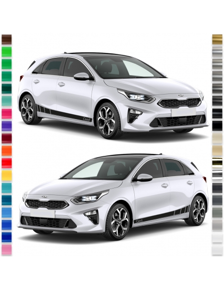 copy of Sticker - side stripe set/décor suitable for Kia Ceed in desired color