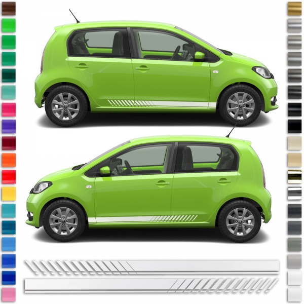 Seitenstreifen passend für Skoda Citigo