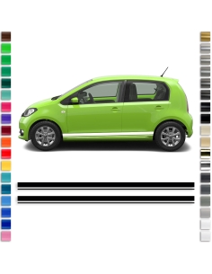 copy of Sticker - side stripe set/décor suitable for Skoda Citigo in desired color