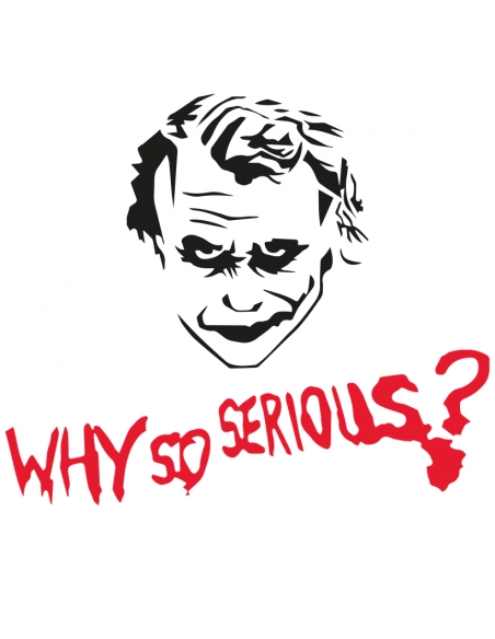 "Unleash Your Inner Joker with Customizable Joker-Why So Serious? Sti