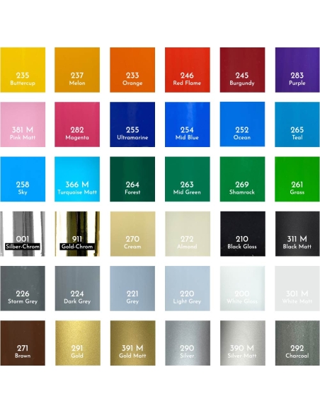 Auto-Dress® Seiten-Streifen Aufkleber Set in Wunschfarbe - 150cm x 4