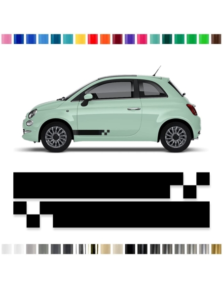 "Fiat 500 Karo Side Strip Set – Individualize your driving