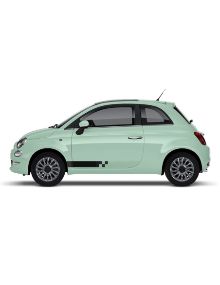 "Fiat 500 Karo Seitenstreifen Set – Individualisieren Sie Ihr Fahrz