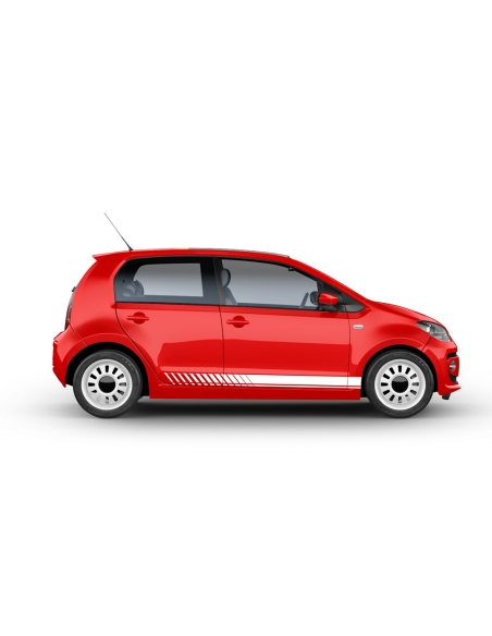 "Individuelles Clean Seitenstreifen Set für den VW UP: Wunschfarbe &