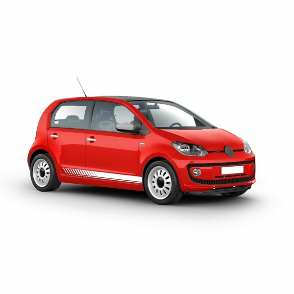 "Individuelles Clean Seitenstreifen Set für den VW UP: Wunschfarbe &