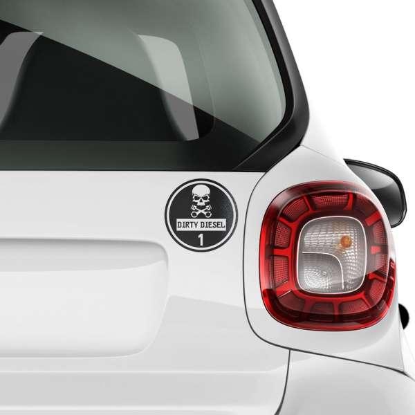 "Transform Your Ride with Customizable Dirty Diesel Sticker Set"