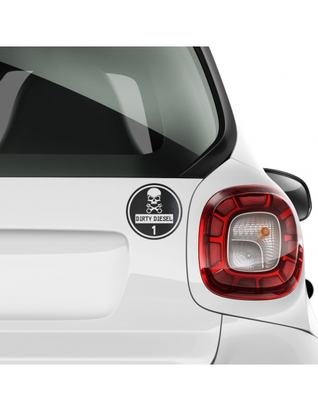 "Transform Your Ride with Customizable Dirty Diesel Sticker Set"