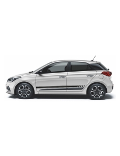 "Personalisieren Sie Ihren Hyundai i20 mit unserem Seitenstreifen Set