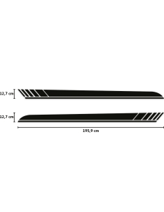 Sticker - Side Stripe Set/Décor suitable for Mercedes-Benz E-Class S213 AMG Edition One in desired color