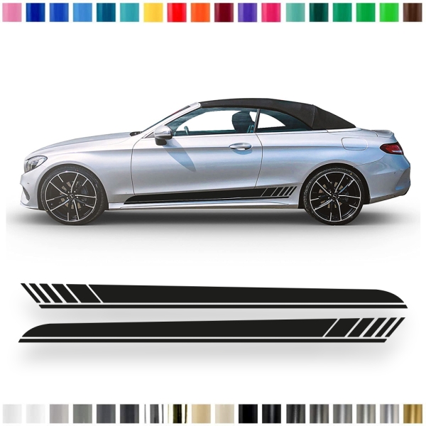 Seitenstreifen passend für Mercedes C-Klasse A205