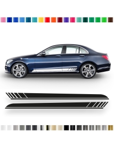 Sticker - Side Stripe Set/Décor suitable for Mercedes-Benz E-Class A207 AMG Edition One in desired color