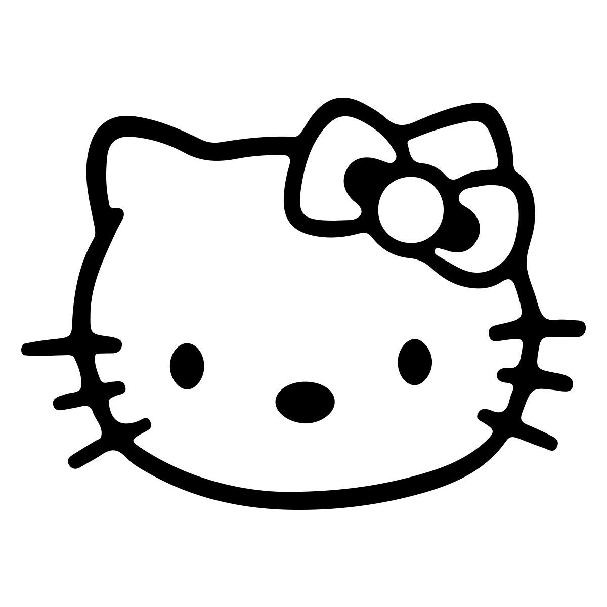 Hello Kitty Car Mirror Stickers - Customize Your Ride!