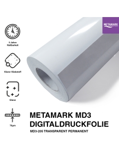 METAMARK MD3 Polymere Digitaldruckfolie