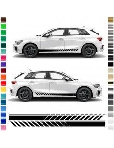 copy of Side stripe set/décor suitable for Audi A3 in desired color
