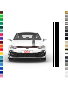 "Race Stripes" Motorhaubenstreifen universal passend mit Wunschfarbe
