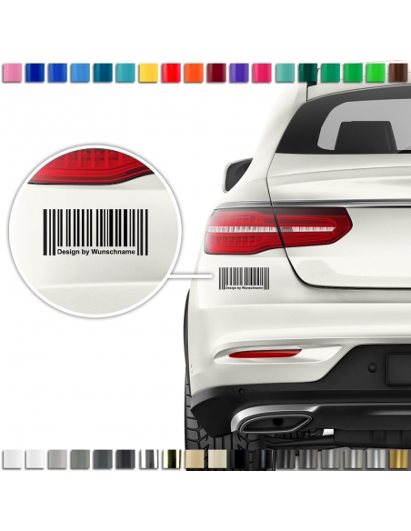 Personalized Barcode Sticker Set: Create Unique Style