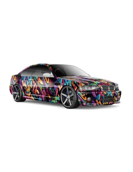 ⭐Design Auto-Folie Graffiti 3D Car-Wrapping blasenfrei 5m x 150cm