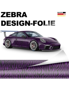 ⭐Design Auto-Folie Zebra 3D Car-Wrapping blasenfrei 5m x 150cm