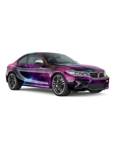 ⭐Design Auto-Folie "SpaceDust" 3D Car-Wrapping blasenfrei 5m x 150cm