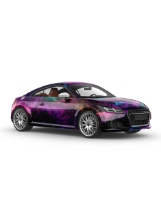 ⭐Design Auto-Folie "SpaceDust" 3D Car-Wrapping blasenfrei 5m x 150cm