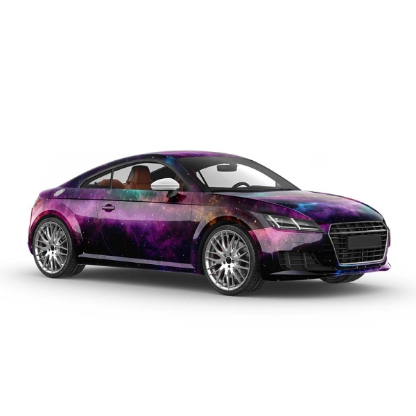 ⭐Design Auto-Folie "SpaceDust" 3D Car-Wrapping blasenfrei 5m x 150cm