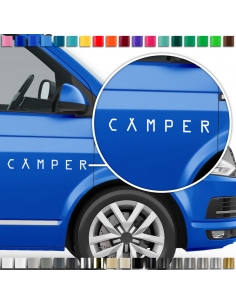 "Individual Camper Sticker: Perfect decor in desired color!"