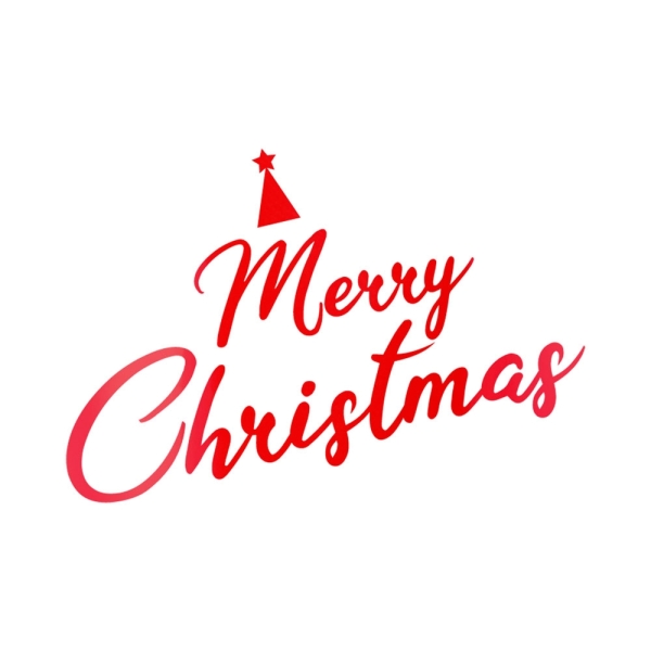 "Verschönere dein Weihnachtsfest mit dem Merry Christmas Aufkleber S