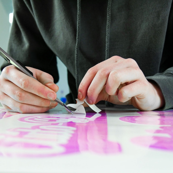 "Limited Edition" Aufkleber Set/Dekor in Wunschfarbe