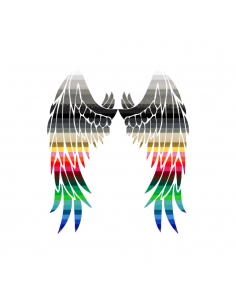 Wings Sticker Set - Wings Decor in wish color | 2x 90x40cm