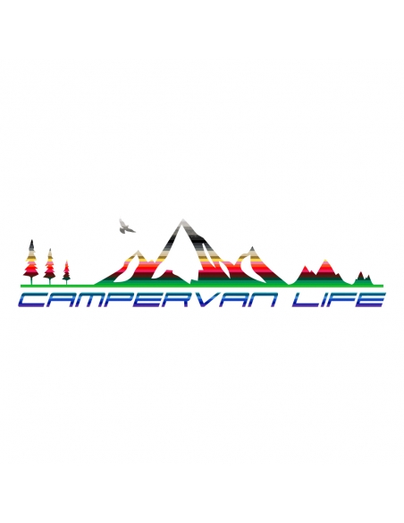 "Campervan Life Sticker Set - Custom decor for your adventure