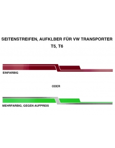 High Quality 2X Side Strip 450x14cm for VW Transporter T5 & T6
