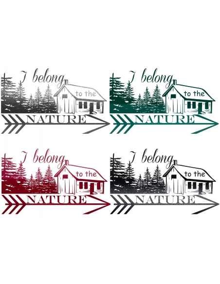 "I belong to the nature sticker set - Embellish your world with s