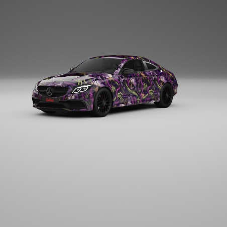 "3D Army Camouflage Auto-Folie - Perfektes Design für dein Fahrzeug"