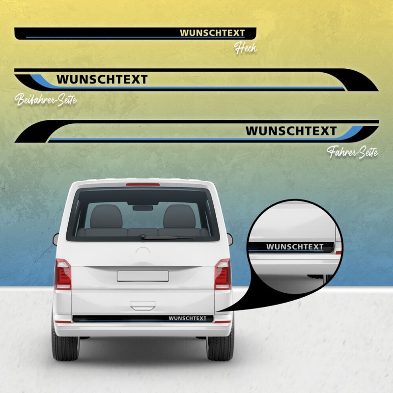 Seitenstreifen passend für VW T5 & T6