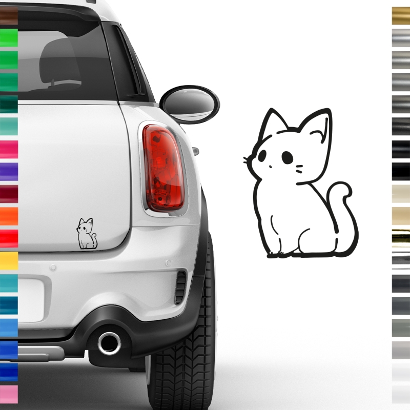 Spinne Aufkleber in Wunschfarbe Auto-Dress