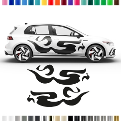 copy of Honeycombs, Hexa-gon, Honey-comb - Sticker set/décor universal matching in desired color