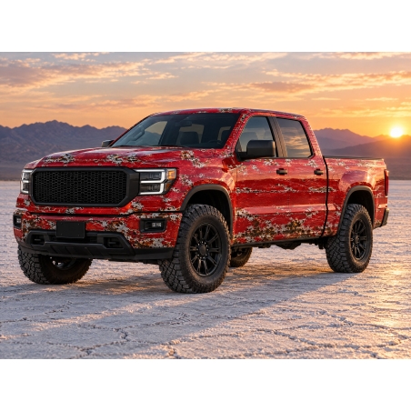 Autofolie Rost-Optik Rot 100x150 cm | Auto-Dress