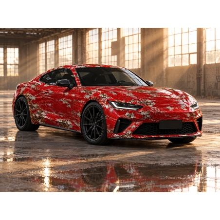 Car Wrap Film Rust Look Red 100x150 cm | Auto-Dress