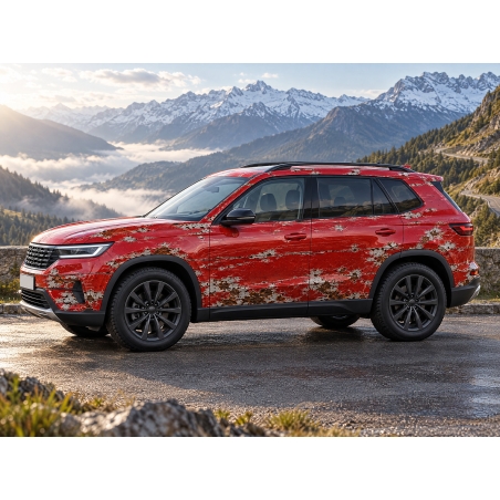 Autofolie Rost-Optik Rot 100x150 cm | Auto-Dress