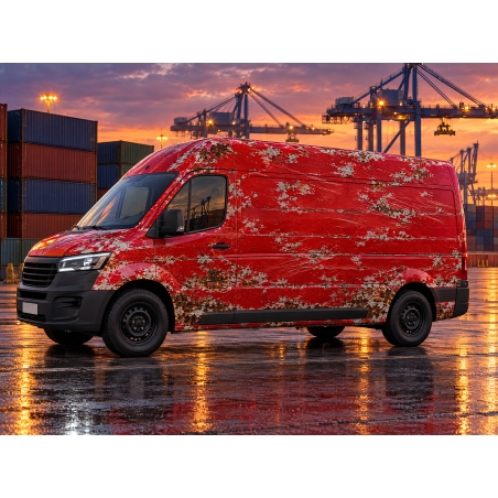 Car Wrap Film Rust Look Red 100x150 cm | Auto-Dress