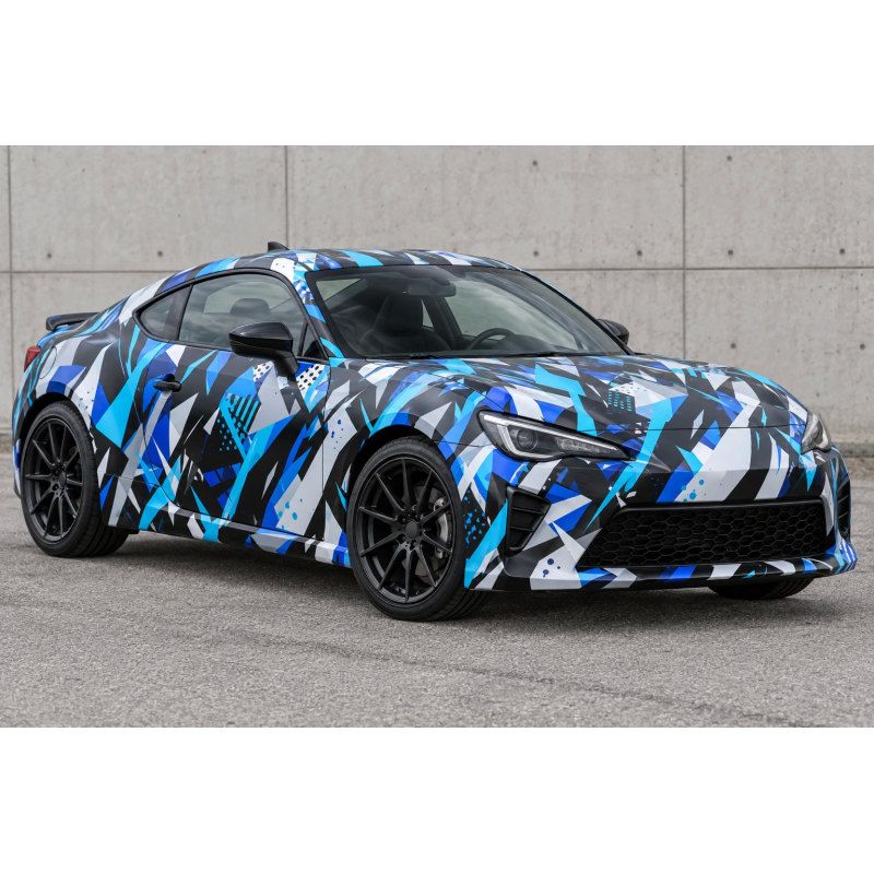 Auto-Dress Desing-Folie Autofolierung Blue Beast 5m x 1,50m mit Luftkanälen