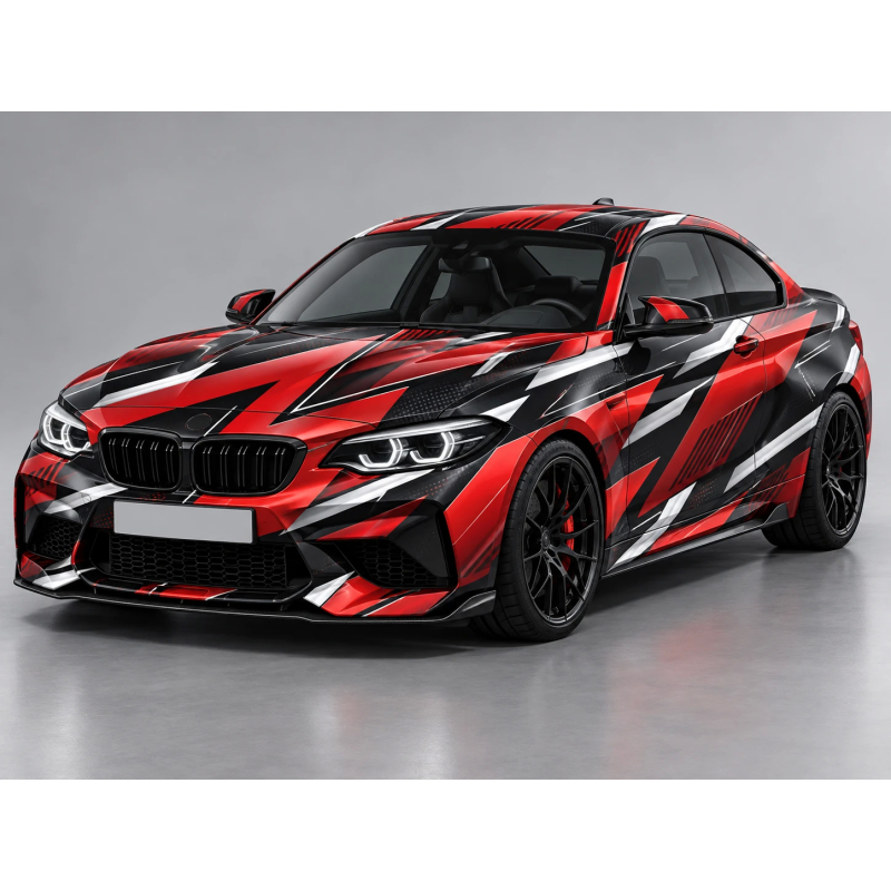 Auto-Dress Designfolie Red Rampage 1,50x5 Meter Luftkanal Folie