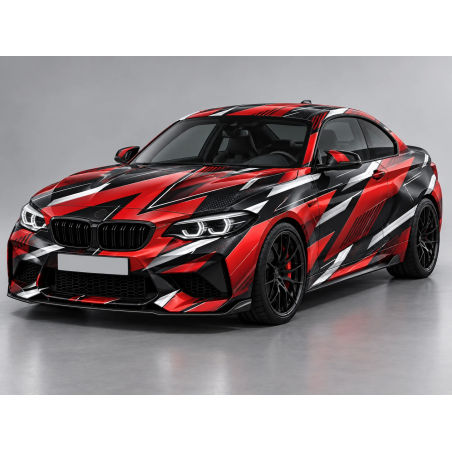 Auto-Dress Designfolie Red Rampage 1,50x5 Meter Luftkanal Folie